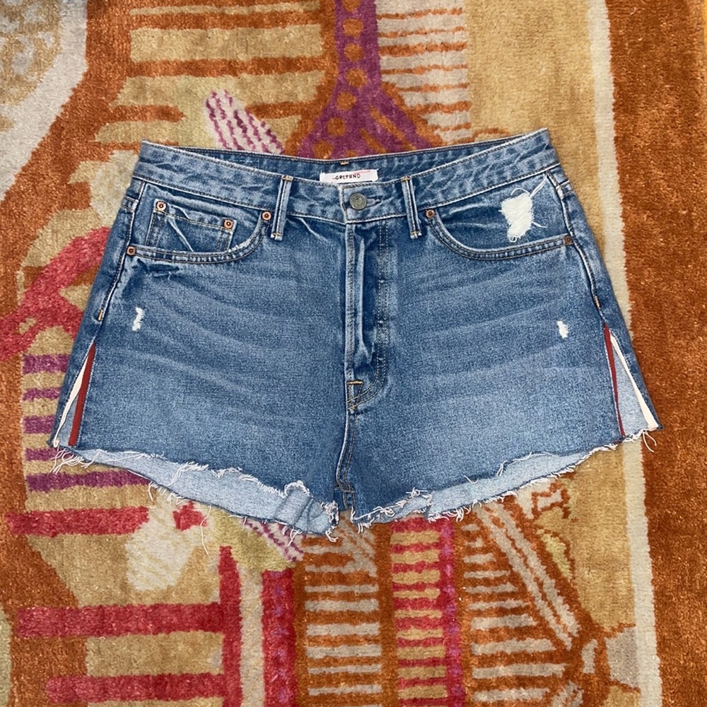 GRLFRND Cindy Cutoff Button Fly Jean Shorts in Lady Marmalade SZ 29 EUC - Picture 4 of 7